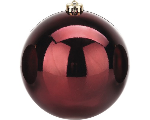 Grote XXL kerstboombal Lafiora Ø 30 cm rood glanzend