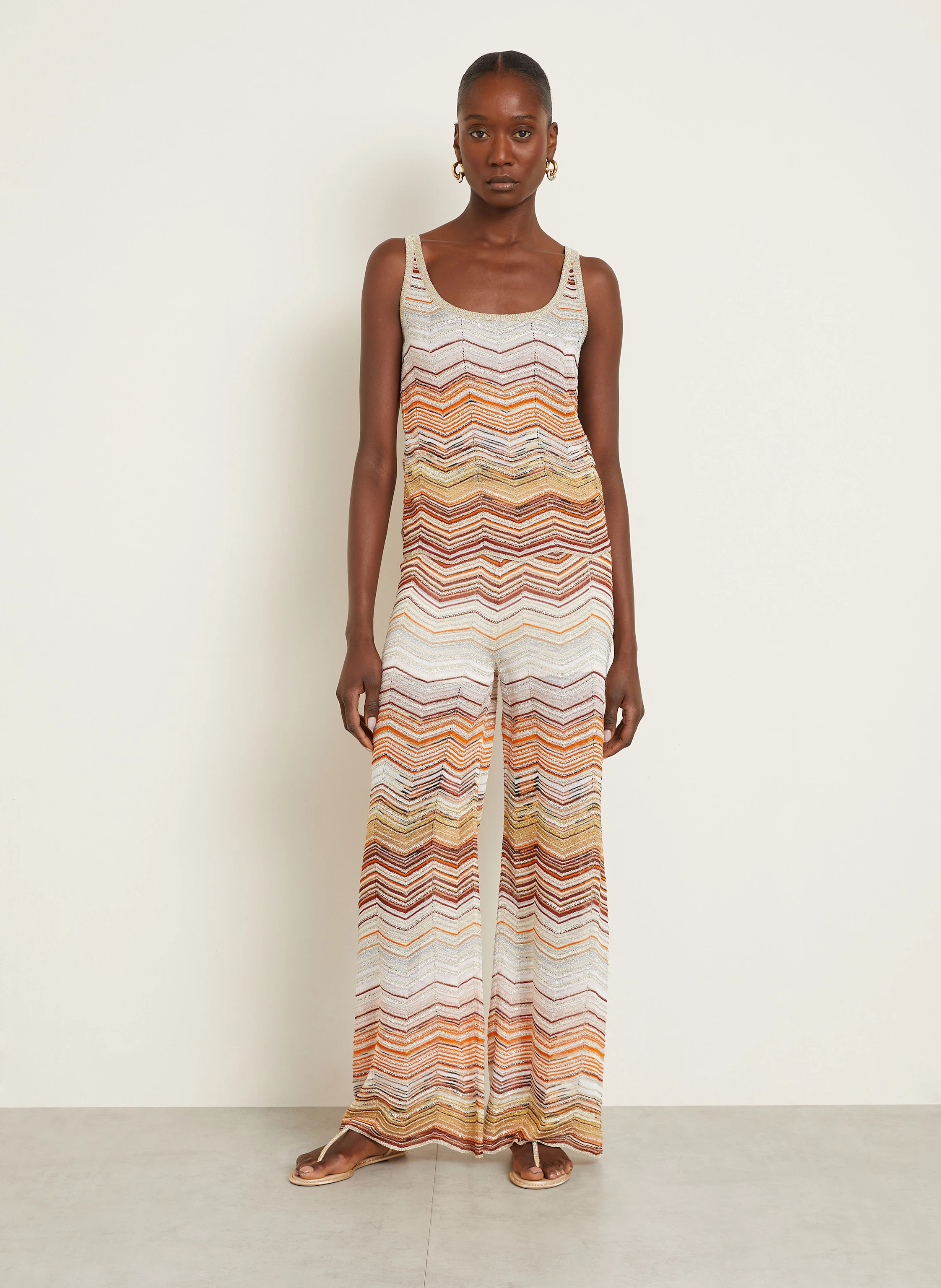 MISSONI Stricktop mit Glitzergarn mit Pailletten