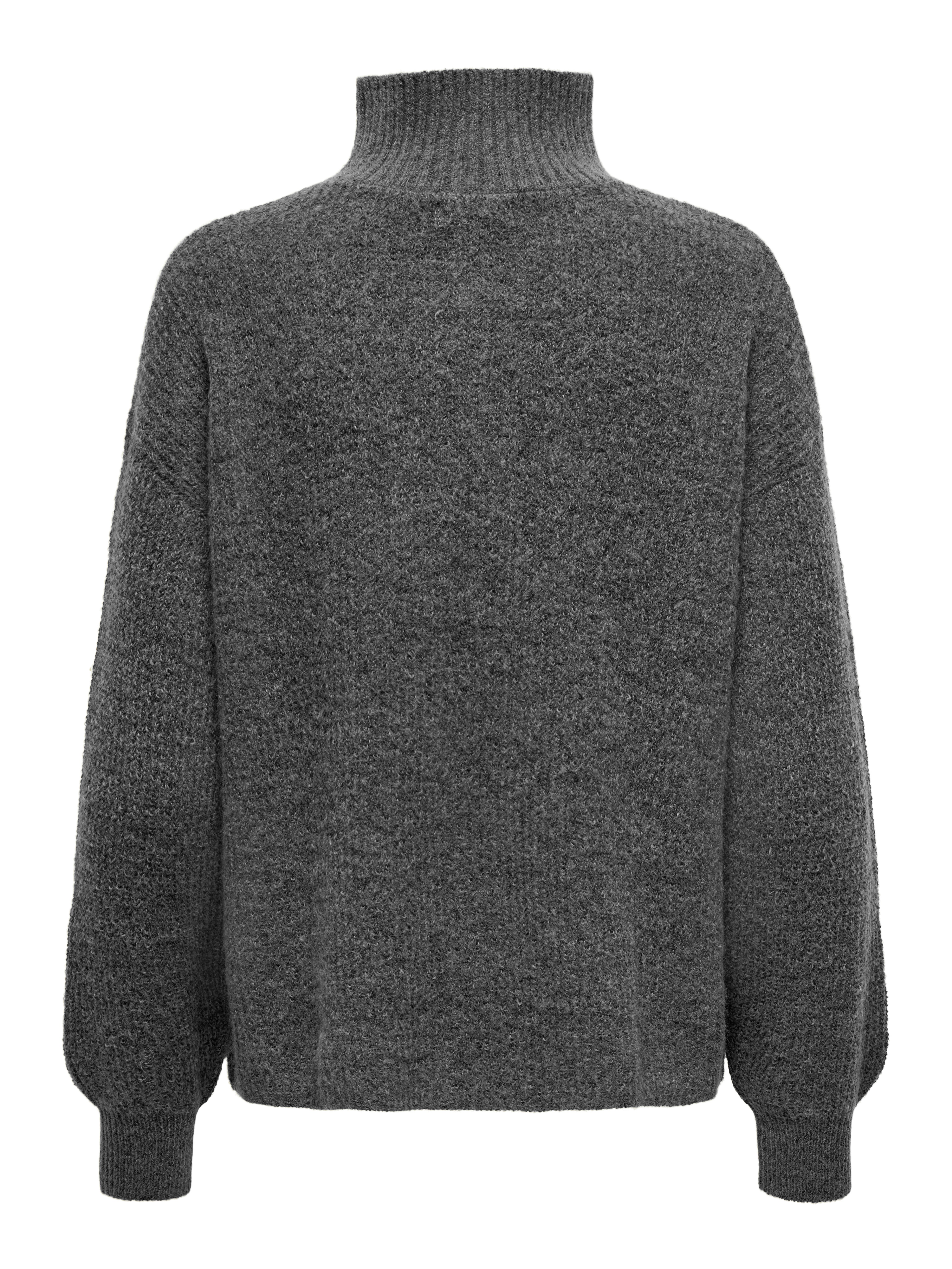 JDYINGEBORG Strickpullover Dark Grey Melange