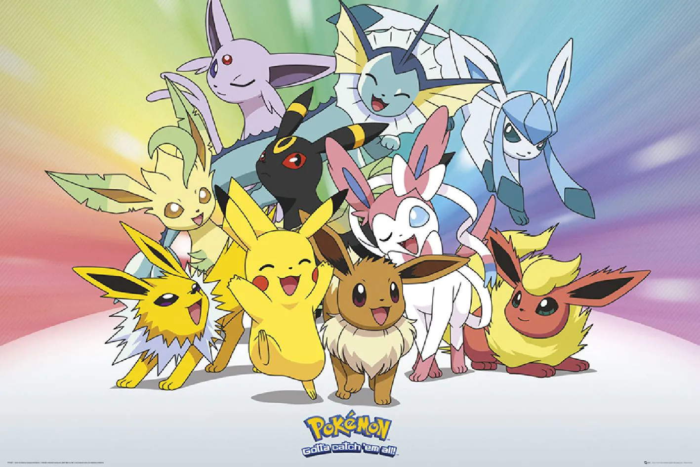 Poster Pokemon - eevee, 61 x 91 cm