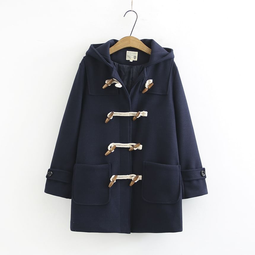 Suzette - Duffelcoat met capuchon en knopen