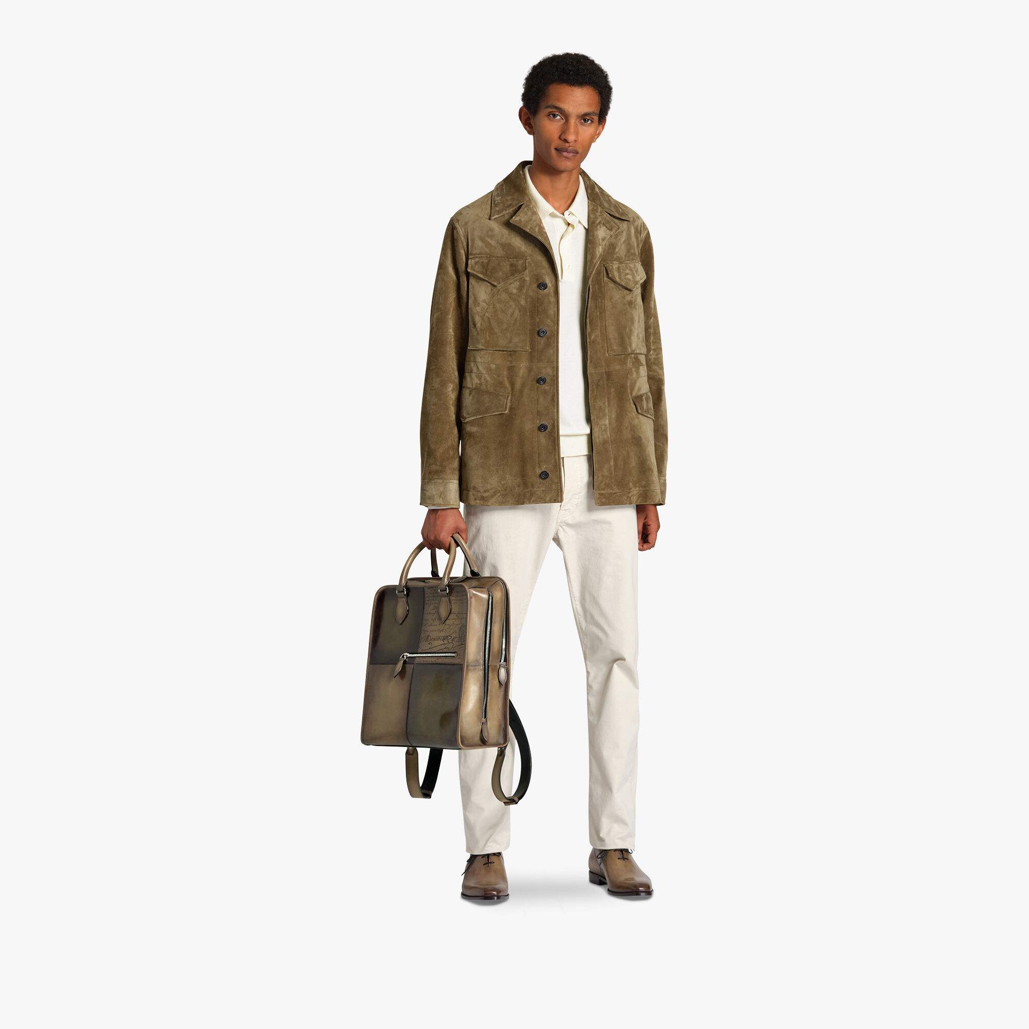 Sac À Dos Premier Jour En Cuir Scritto