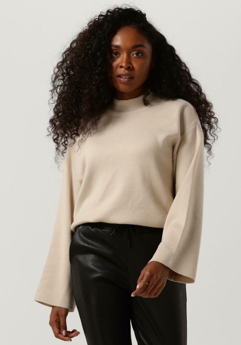 ANOTHER LABEL witte another label trui luktar knitted pull l/s