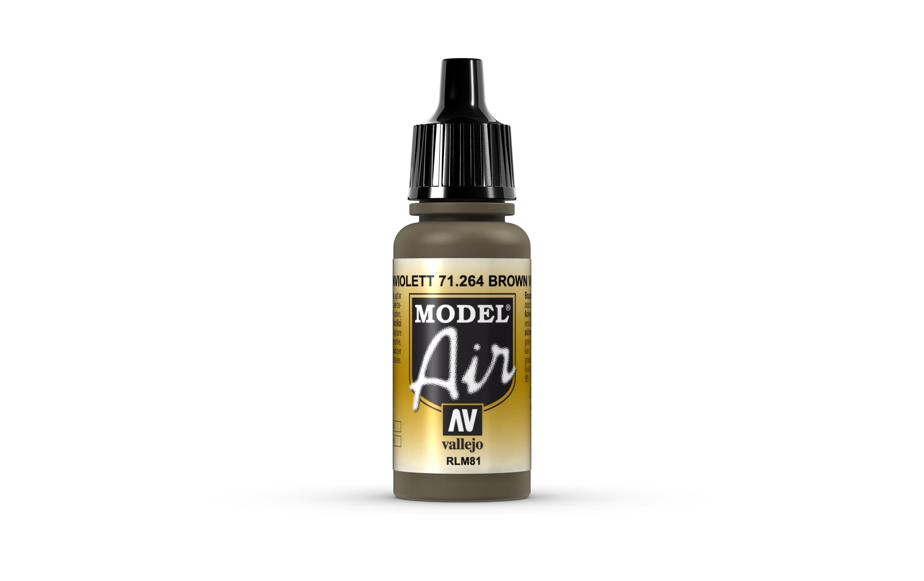 Airbrushfarbe Braun-Violett RLM81 17 mlAcryl Model Air Color für Airbrush