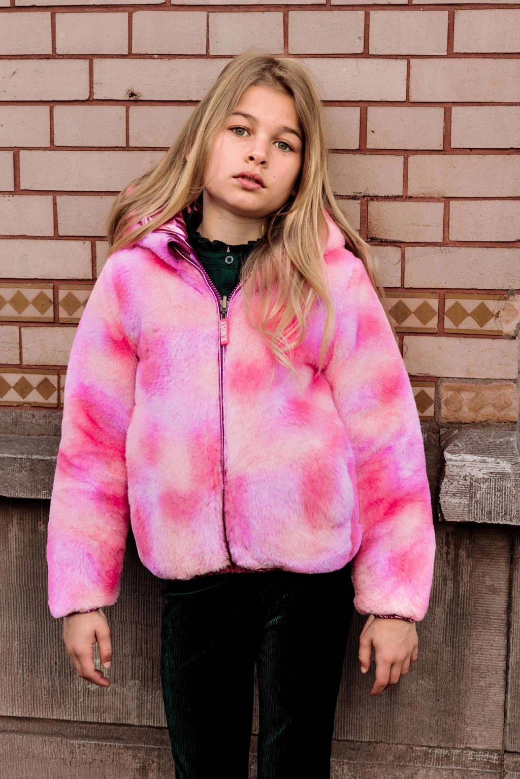 B.Nosy reversible jas winter roze