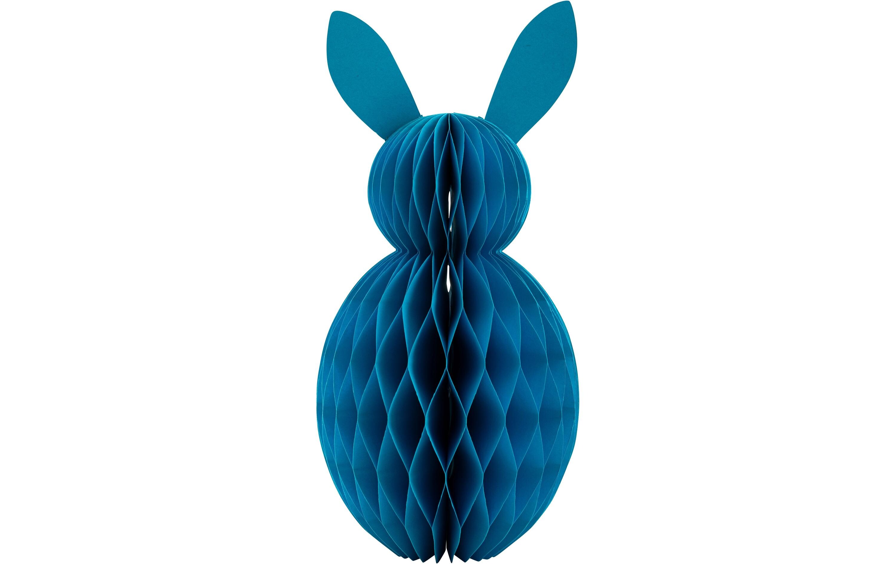 Hase 40 cm, BlauOsterhase aus Papier