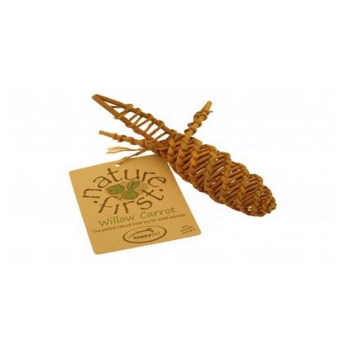 Cenoura de salgueiro para animais de pequeno porte, marrom