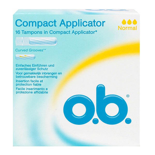16 tampons Compact avec applicateurs normal