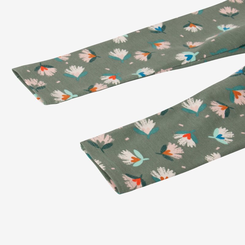 Leggings bébé fille herbier vert Catimini Vert