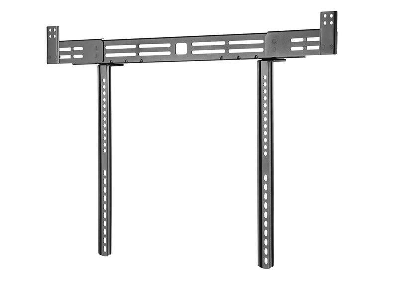 NEOMOUNTS TV-Halterung AWL29-750BL1 bis 10 kg – Schwarz Universelle Soundbar Halterung, tiefenverstellbar (0-4.2 cm) - Schwarz