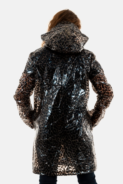 Blousons et vestes la petite etoile rainy imprime leopard