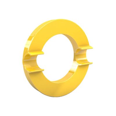 Dahle - Aimant super puissant Neodym - 8 cm de diamètre - avec porte marqueur - jaune