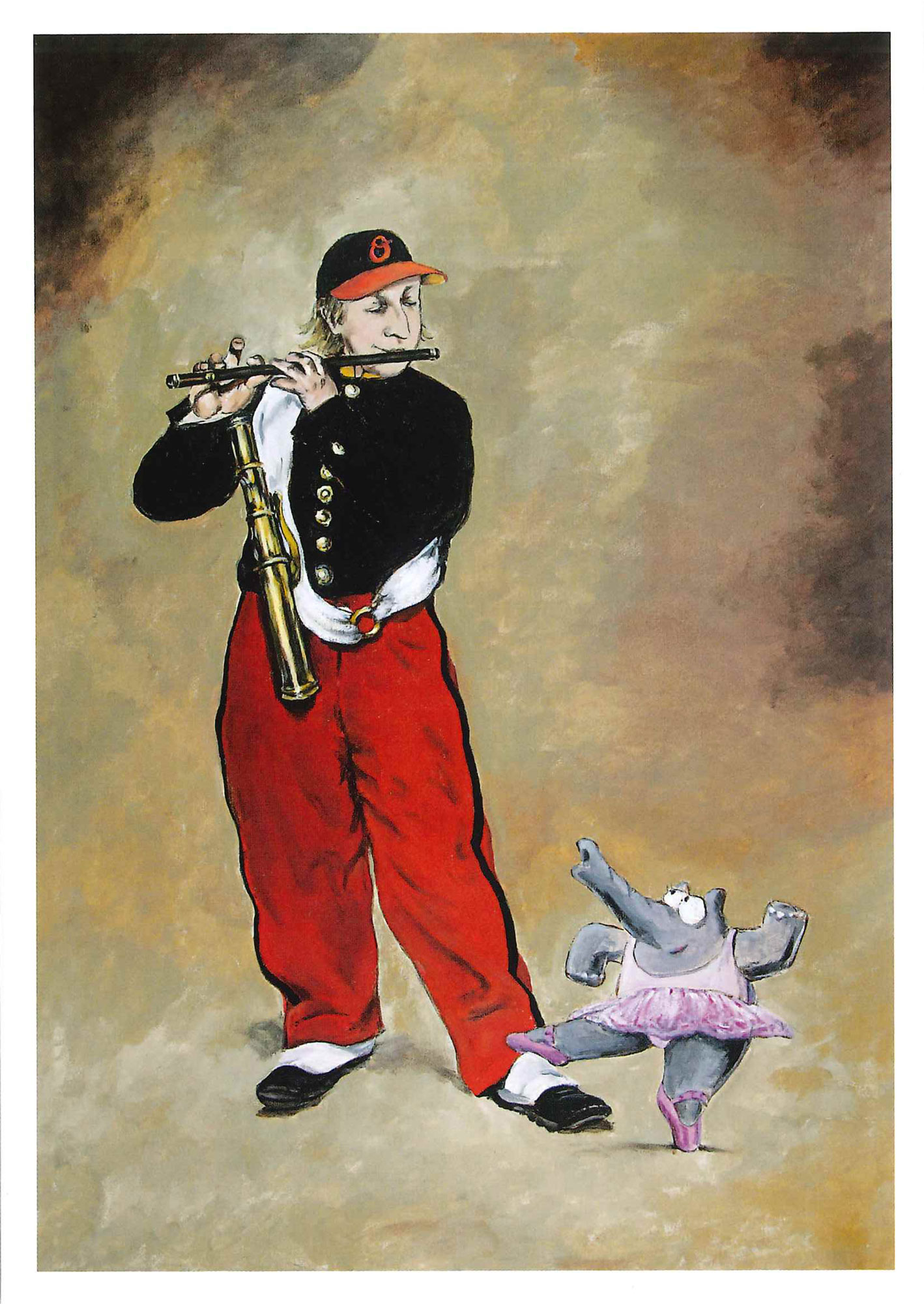 Postkarte 'The queer piper' günstig bestellen