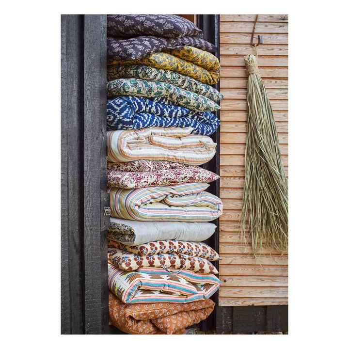 Madam Stoltz Housse de matelas sol | Noisette