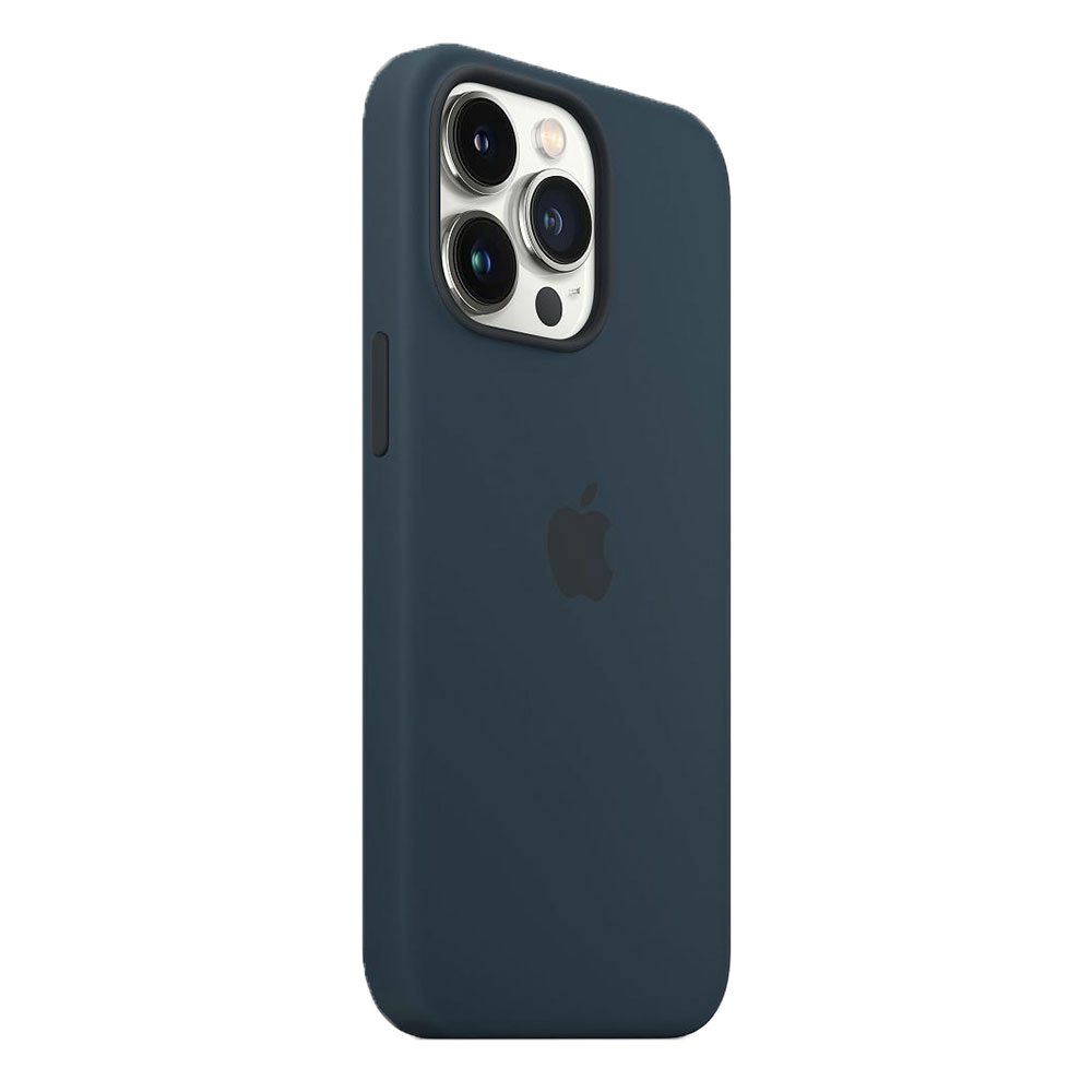 iPhone 13 Pro MagSafe Silikon Case Hülle (MM2J3ZM/A) - Blau (Abyssblau)