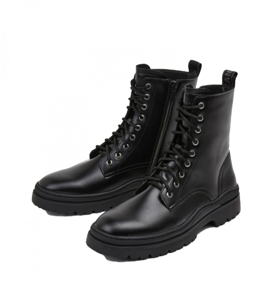 Bota Pepe Jeans Soda Track para homem, preta