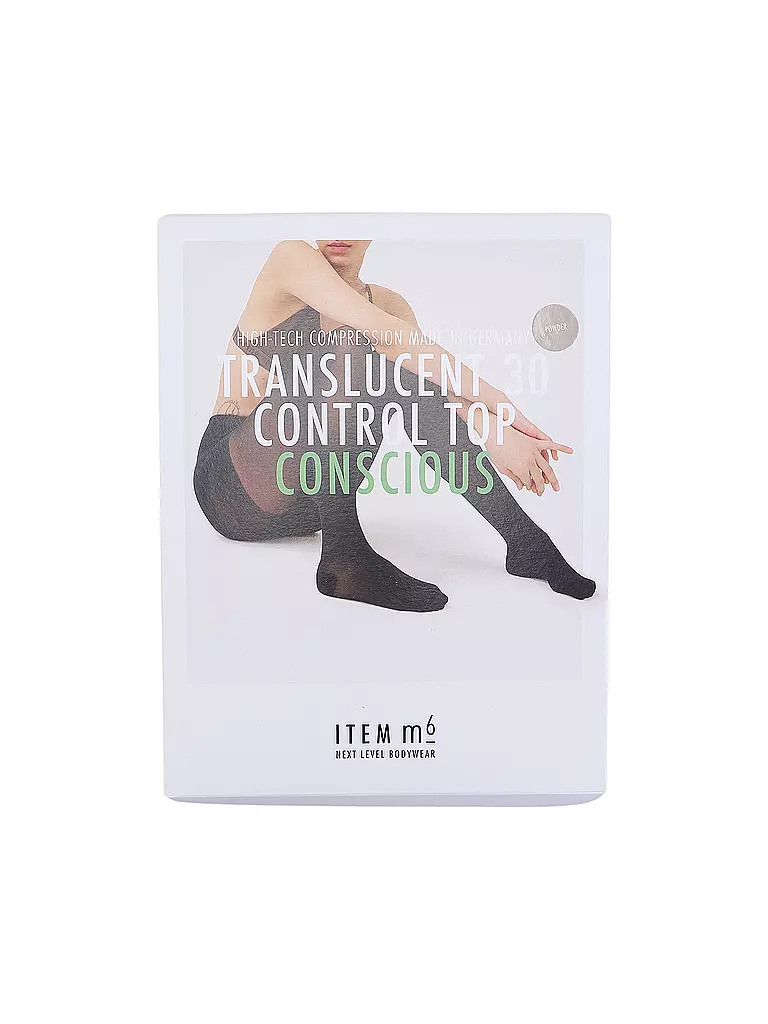 ITEM M6 Stützstrumpfhose 30DEN CONSCIOUS powder beige