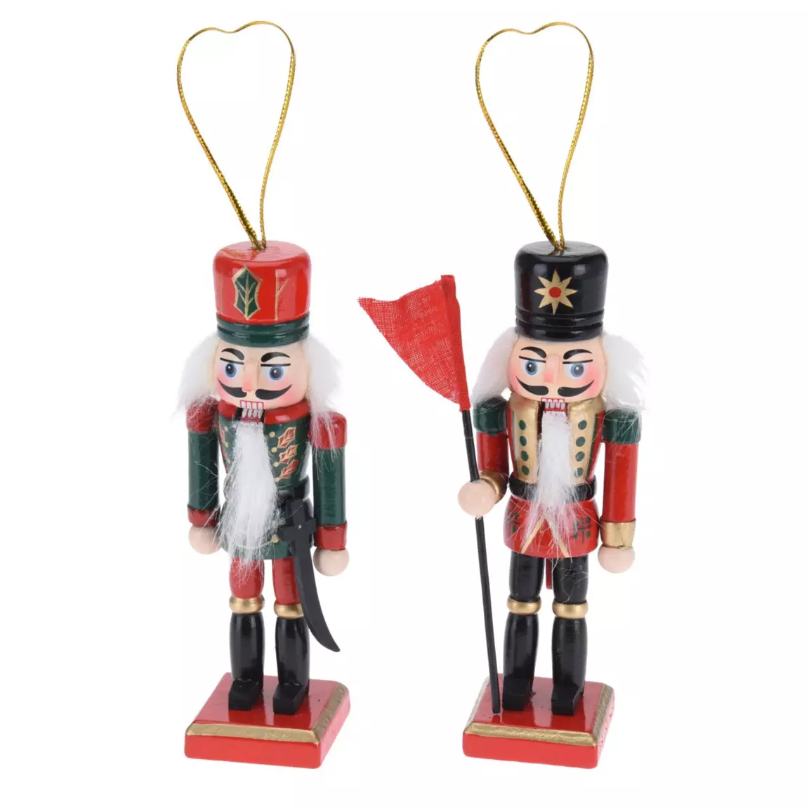 Lot de 2 Soldats Duo à suspendre (H12 cm) Multicolore