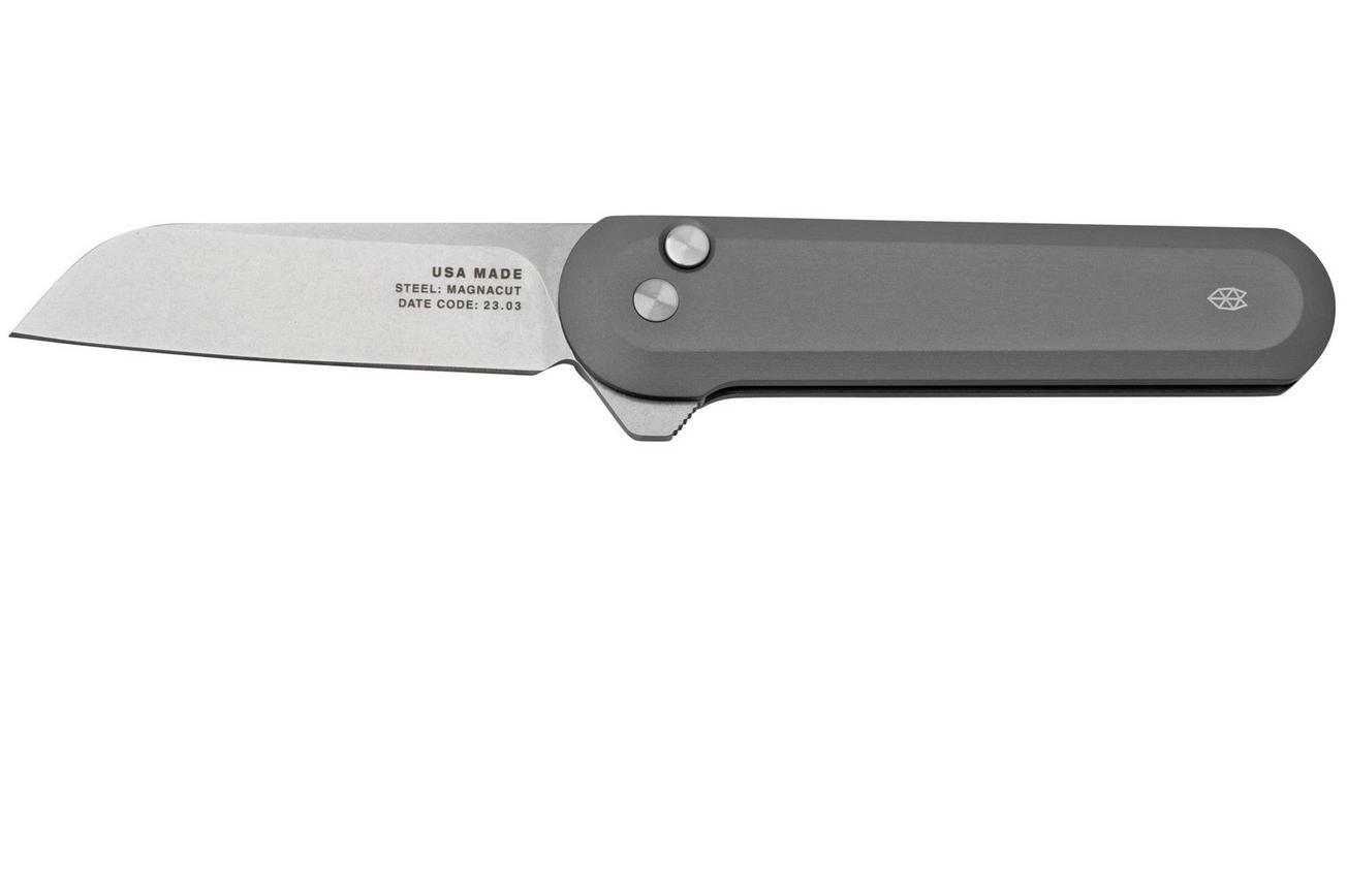 The James Brand The Wells KN123185-00 MagnaCut, Grey Aluminum, zakmes