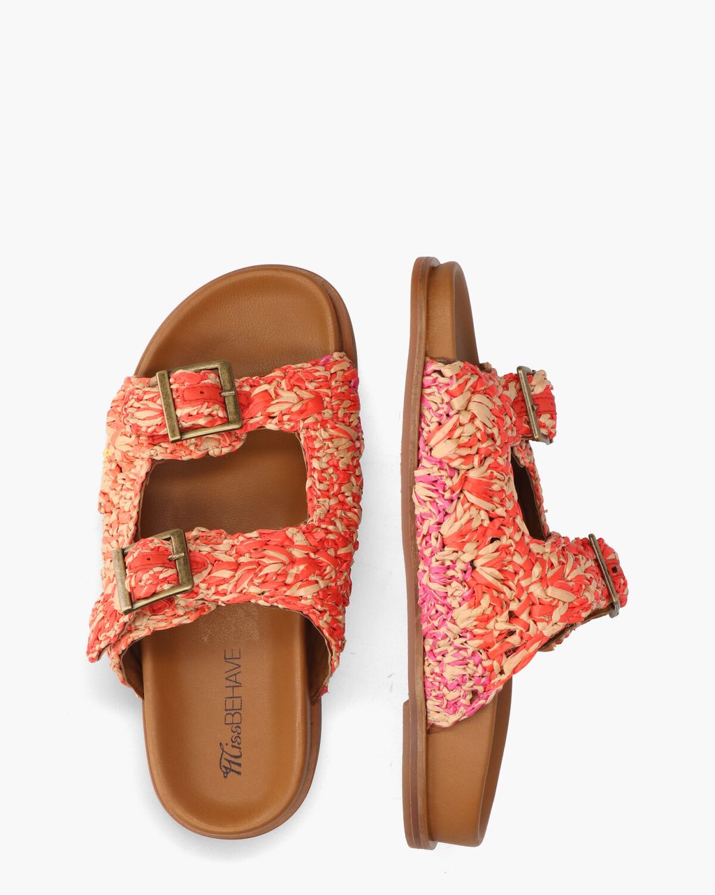 Miss Behave 397013  Rood/Multicolor Damesslippers
