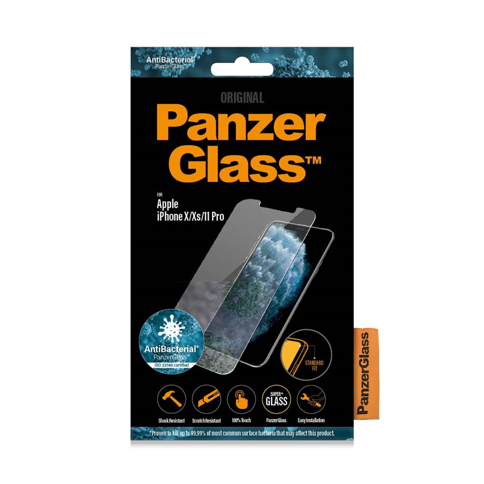 PanzerGlass - Skærmbeskyttelse Apple iPhone 11 Pro - Xs - X - Standard Fit