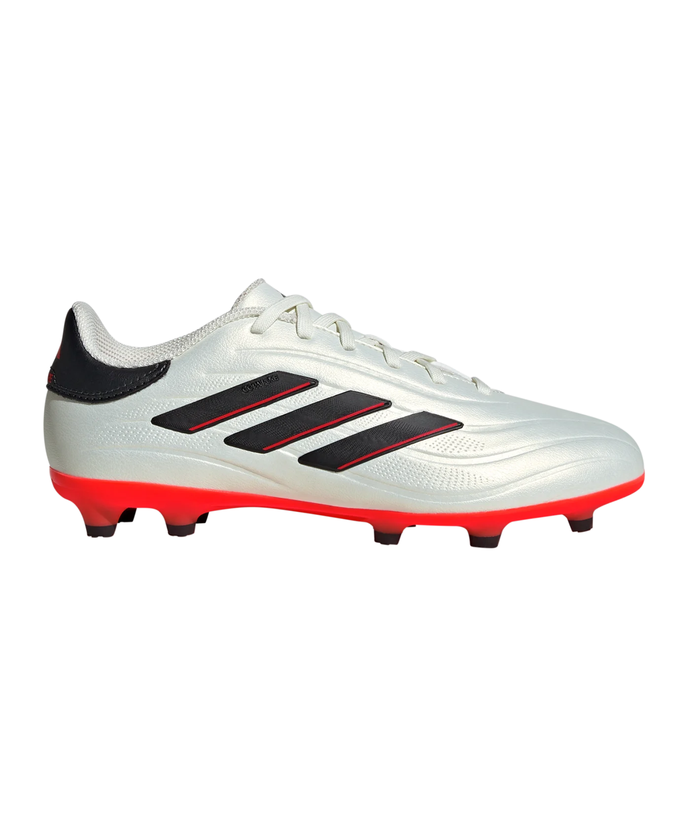 adidas COPA Pure 2 League FG Solar Energy Kids Weiss Schwarz Rot