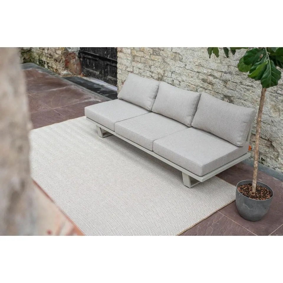 Interieur05 Jute buitenkleed naturel zigzag - 230 x 160 cm