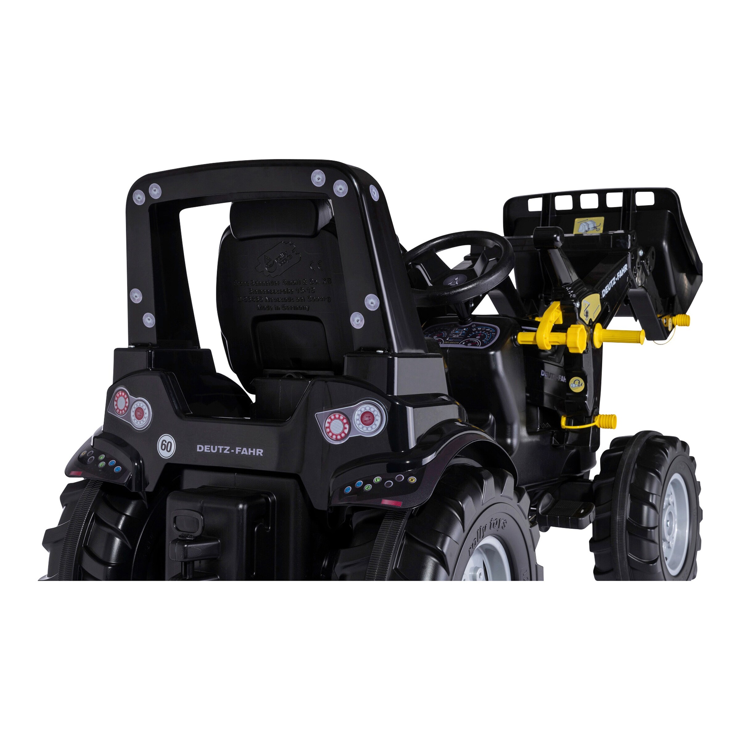 Rolly Toys® Trettraktor rollyFarmtrac Premium Deutz-Fahr 8280 mit Frontlader Warrior