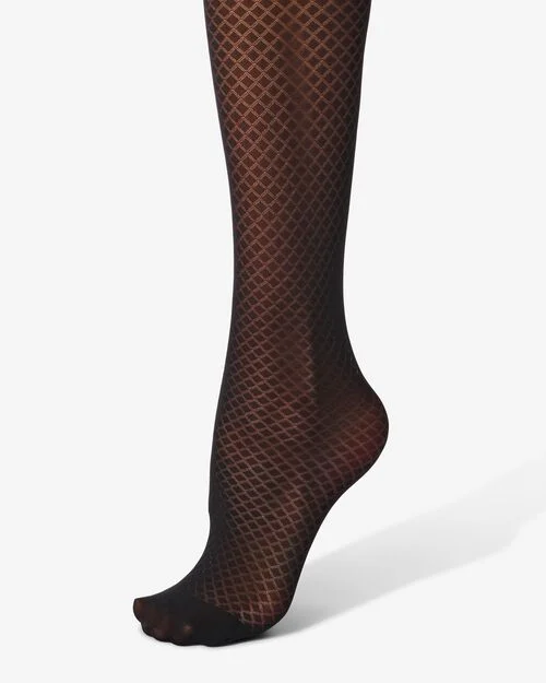 collant mode diamant noir