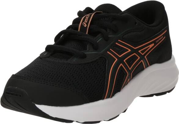 ASICS Contend 9 GS hardloopschoenen zwarr donkergroen