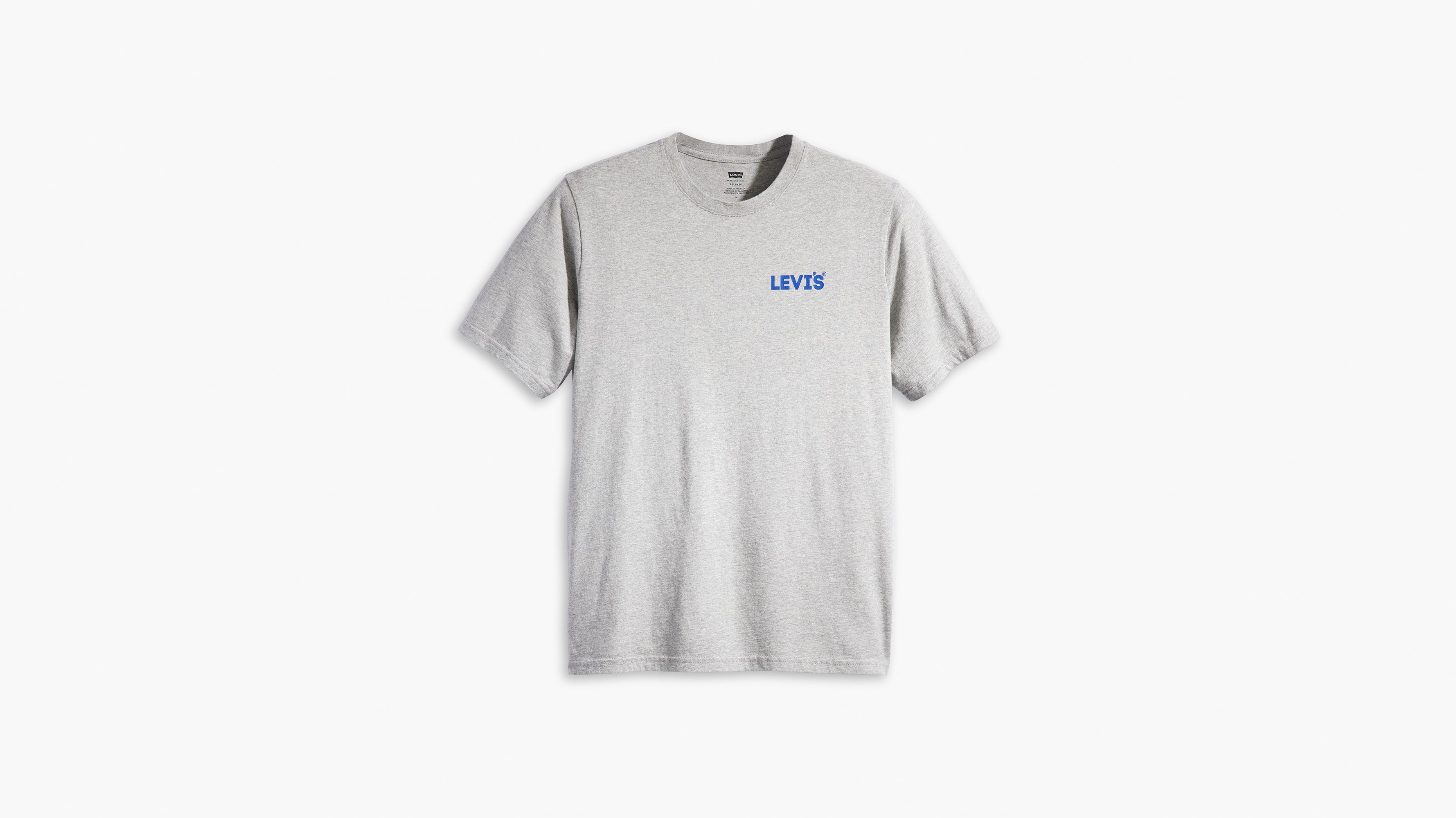 T-shirt graphique Relaxed - Zigzag Headline Midtone Heather Gray - Gris
