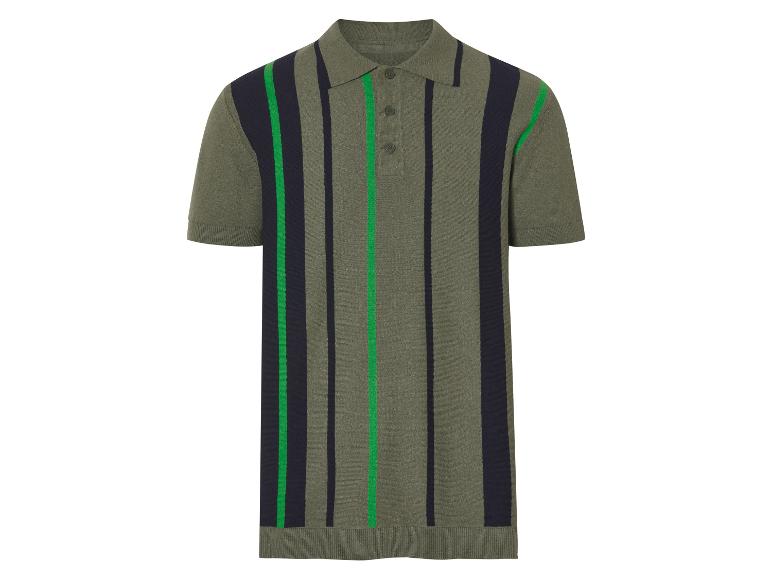 Gebreid heren poloshirt