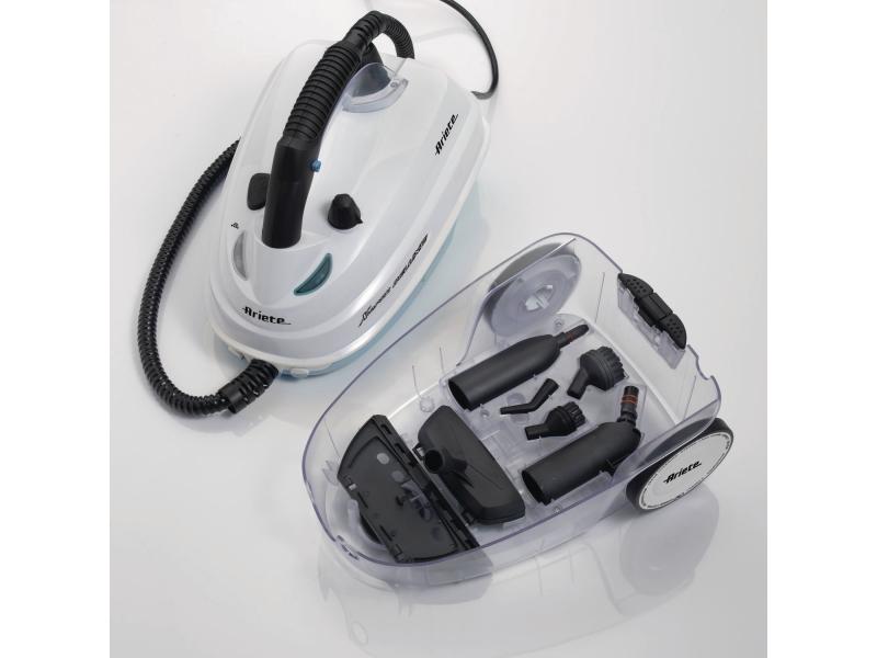 Ariete Dampfreiniger Xvapor Deluxe ARI-4146 Mobiles Dampfreinigungsgerät mit vielfältigem Zubehör