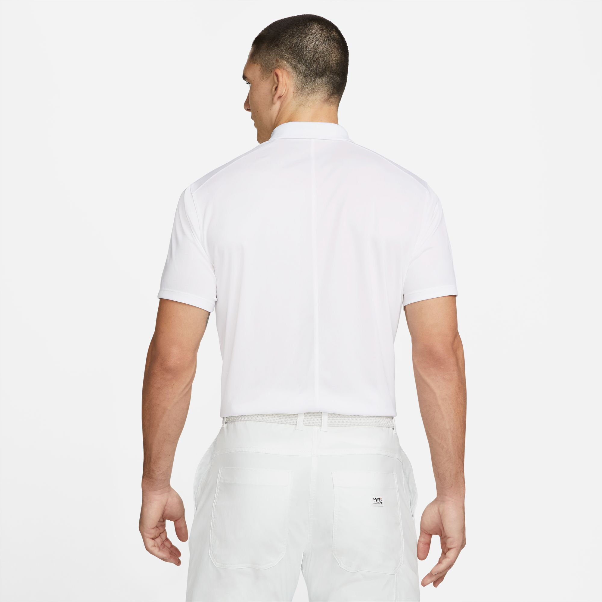 Nike Dri-Fit Polo Hommes - Blanc