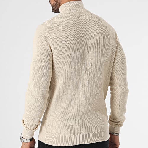 Pull Col Zippé Codford 20714337 Beige