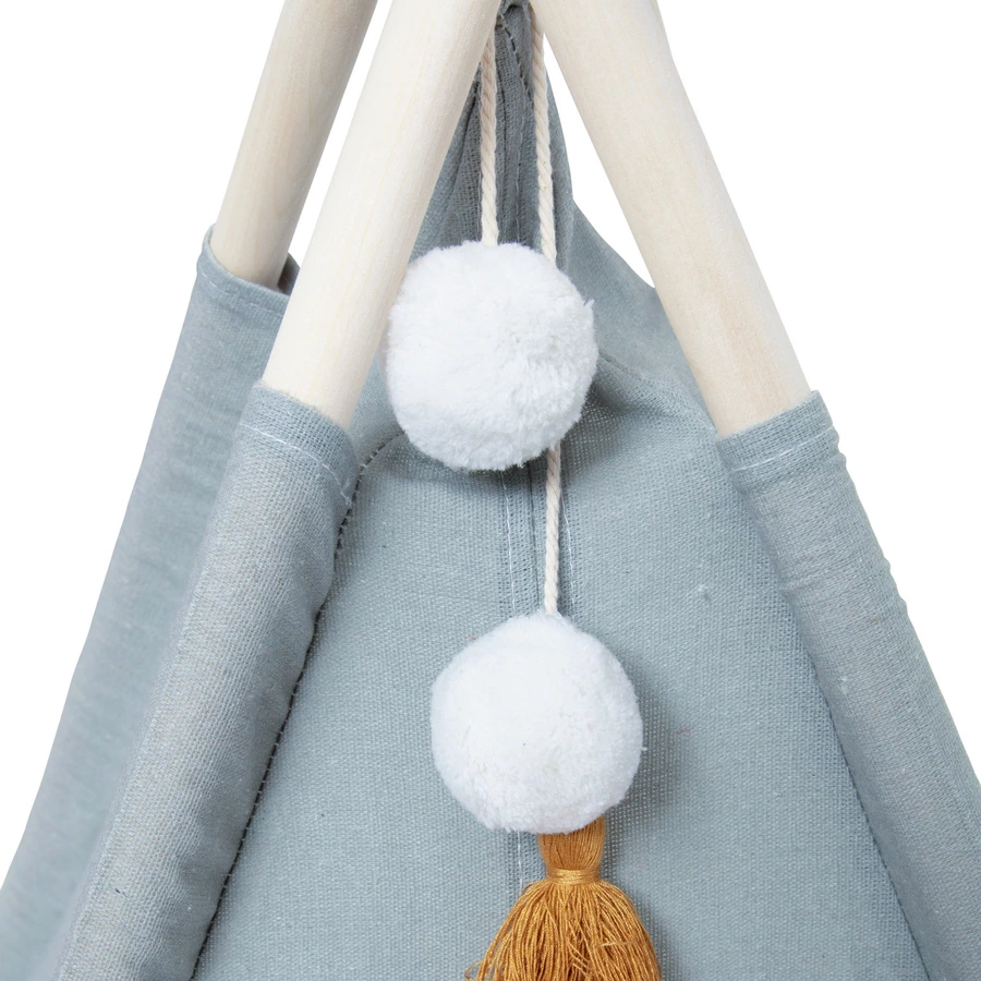 atmosphera Tipi Kinderzelt blau