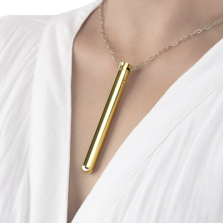 Le Wand Vibrating Necklace Gold Gold