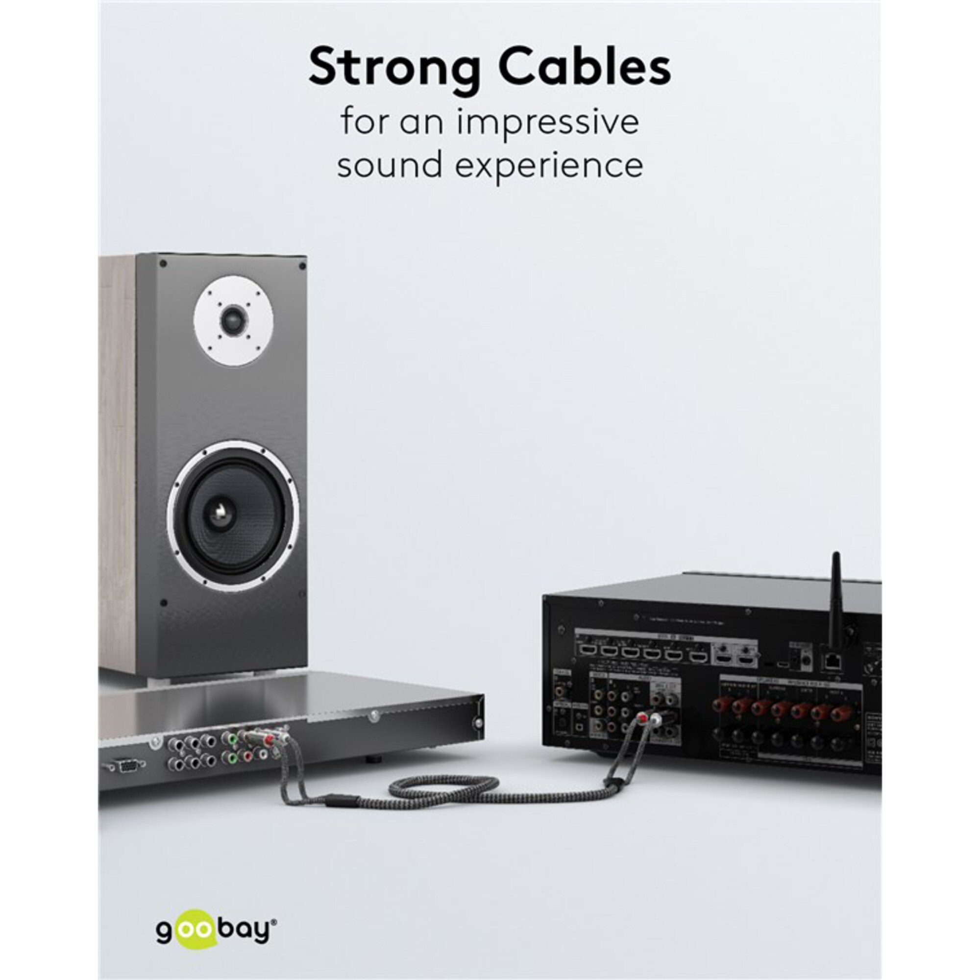 goobay Kabel Plus Stereo-Cinchkabel