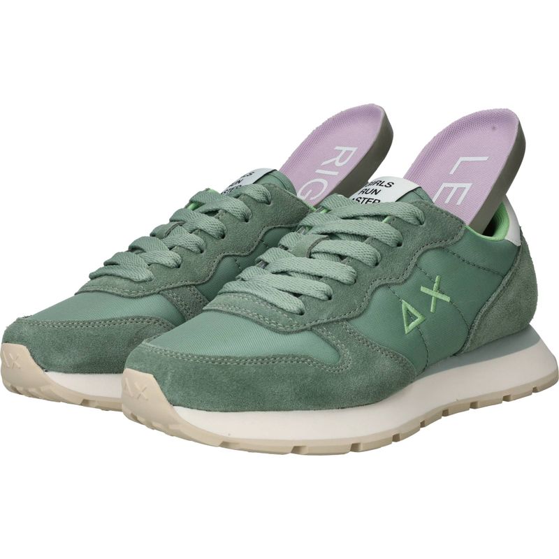 Sun 68 Ally Solid Nylon Sneakers Groen Dames