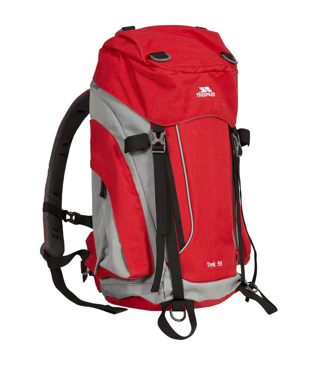 Trespass - Sac à dos de randonnée TREK (Rouge/gris) (Taille unique) - UTTP363