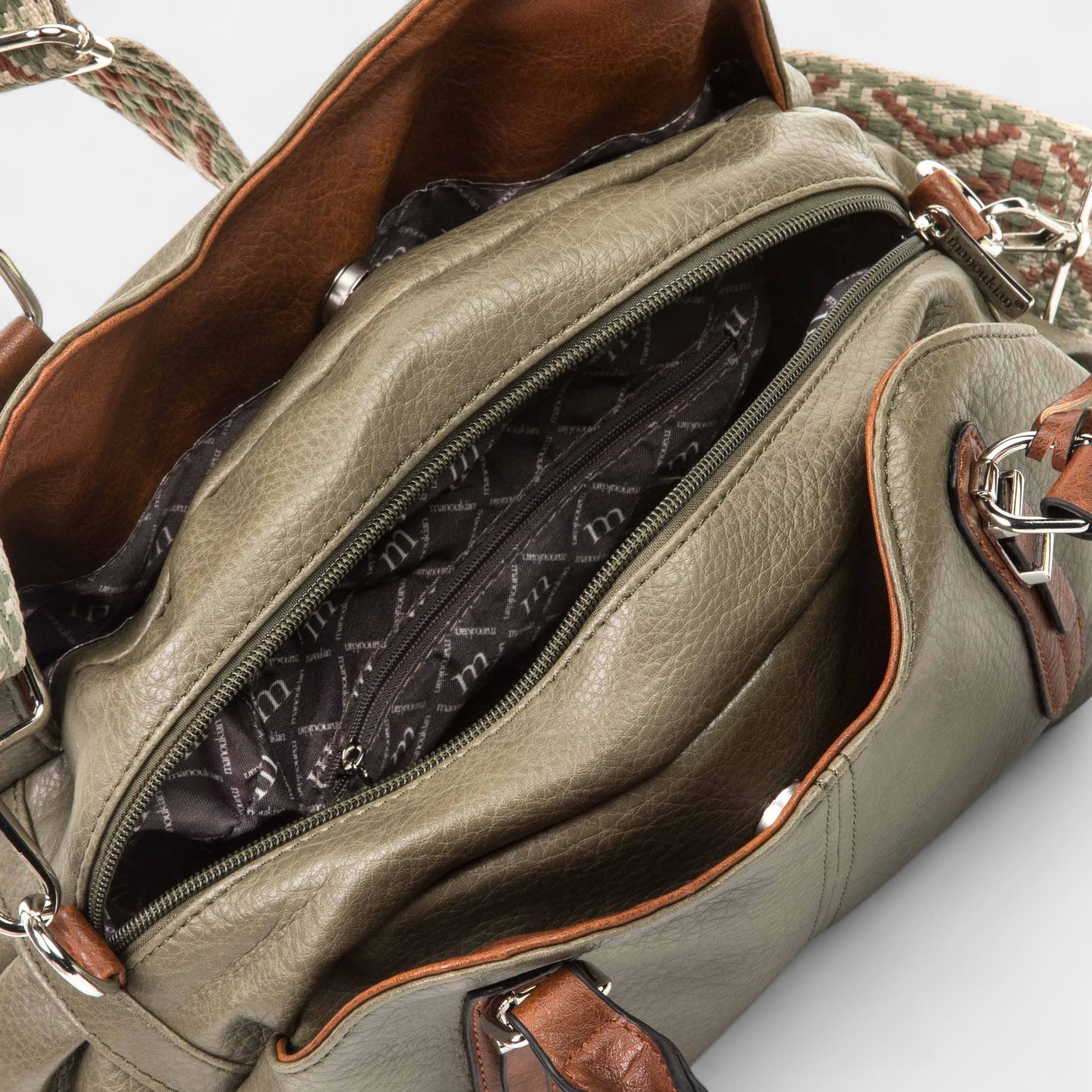 Sac à main vert