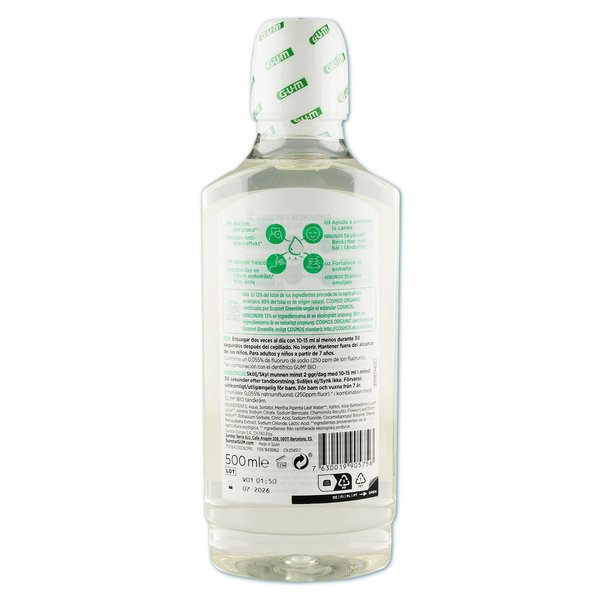 GUM BIO Fresh Mint Mundspülung (500 ml)