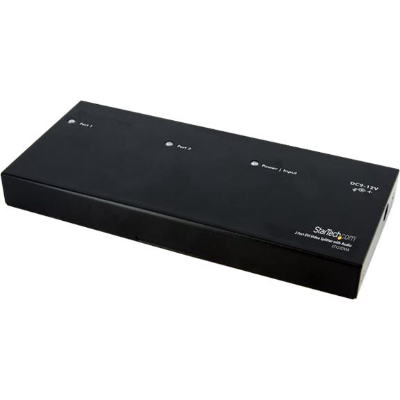 StarTech.com Répartiteur vidéo 2 ports DVI avec audio