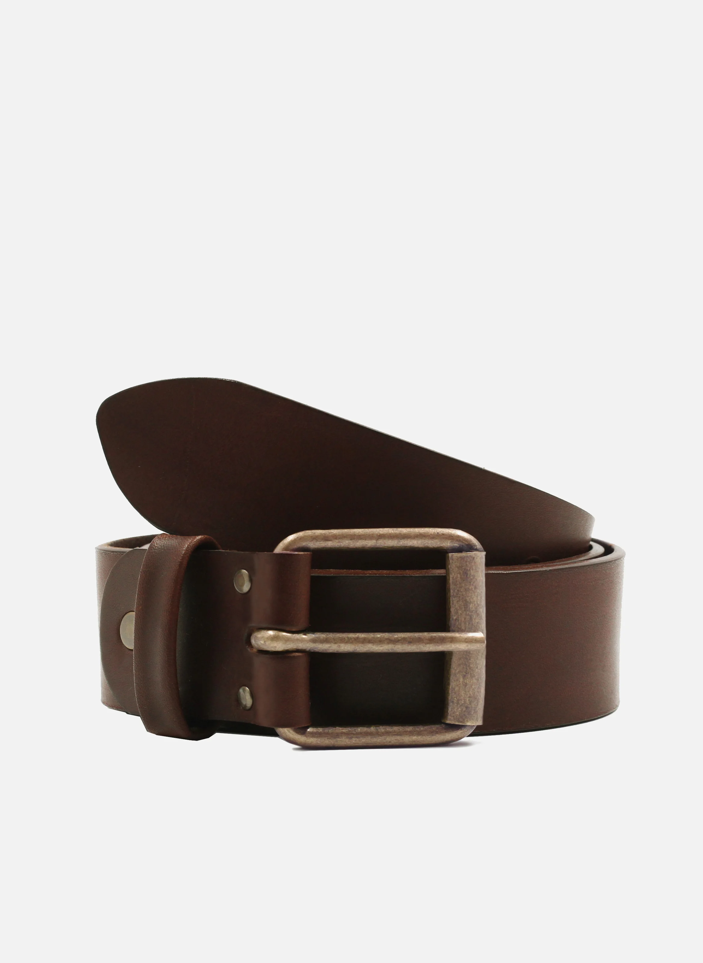 Ceinture week-end cuir lisse | Marron