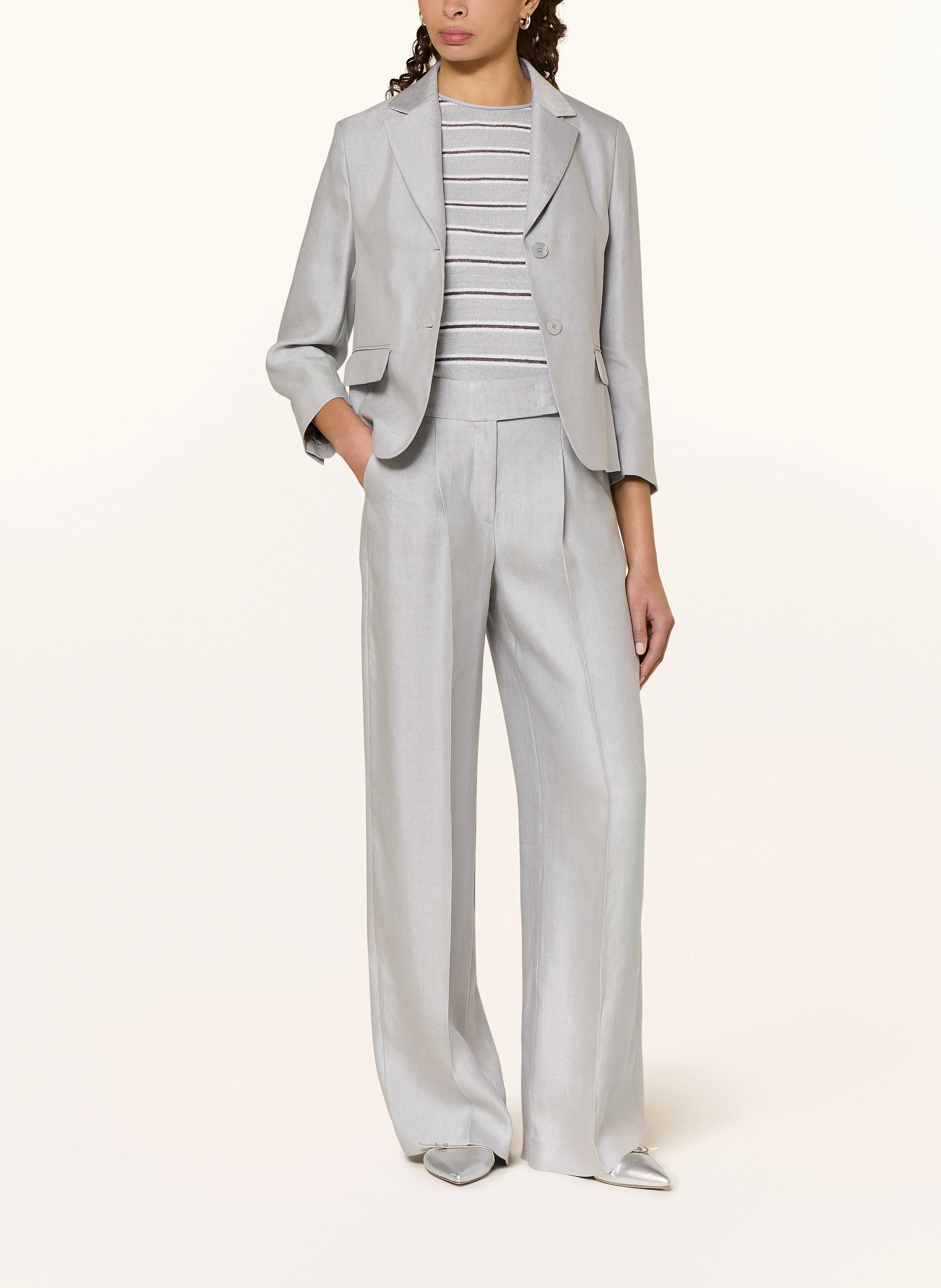 LUISA CERANO Blazer mit Leinen