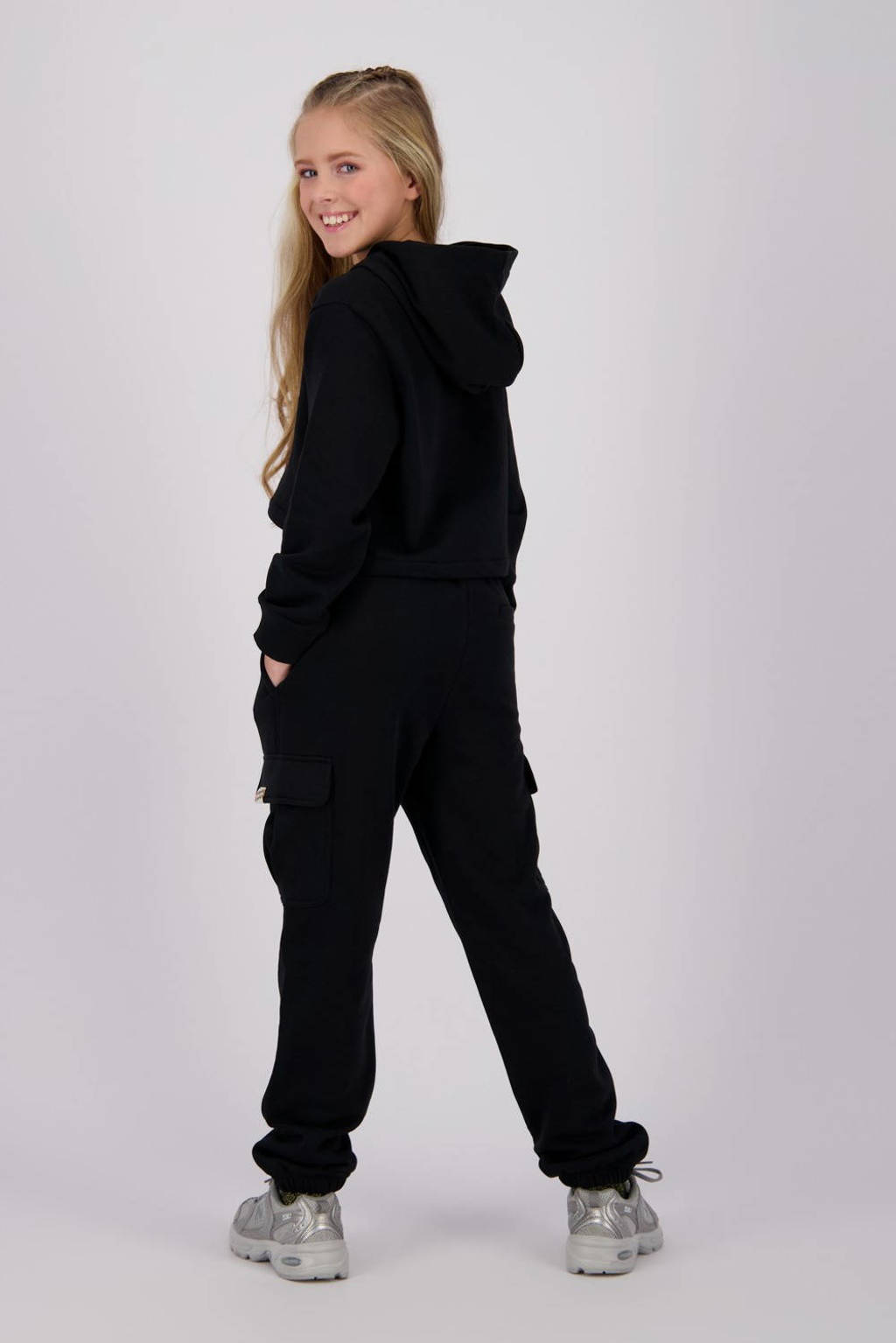 Vingino hoodie Basic zwart