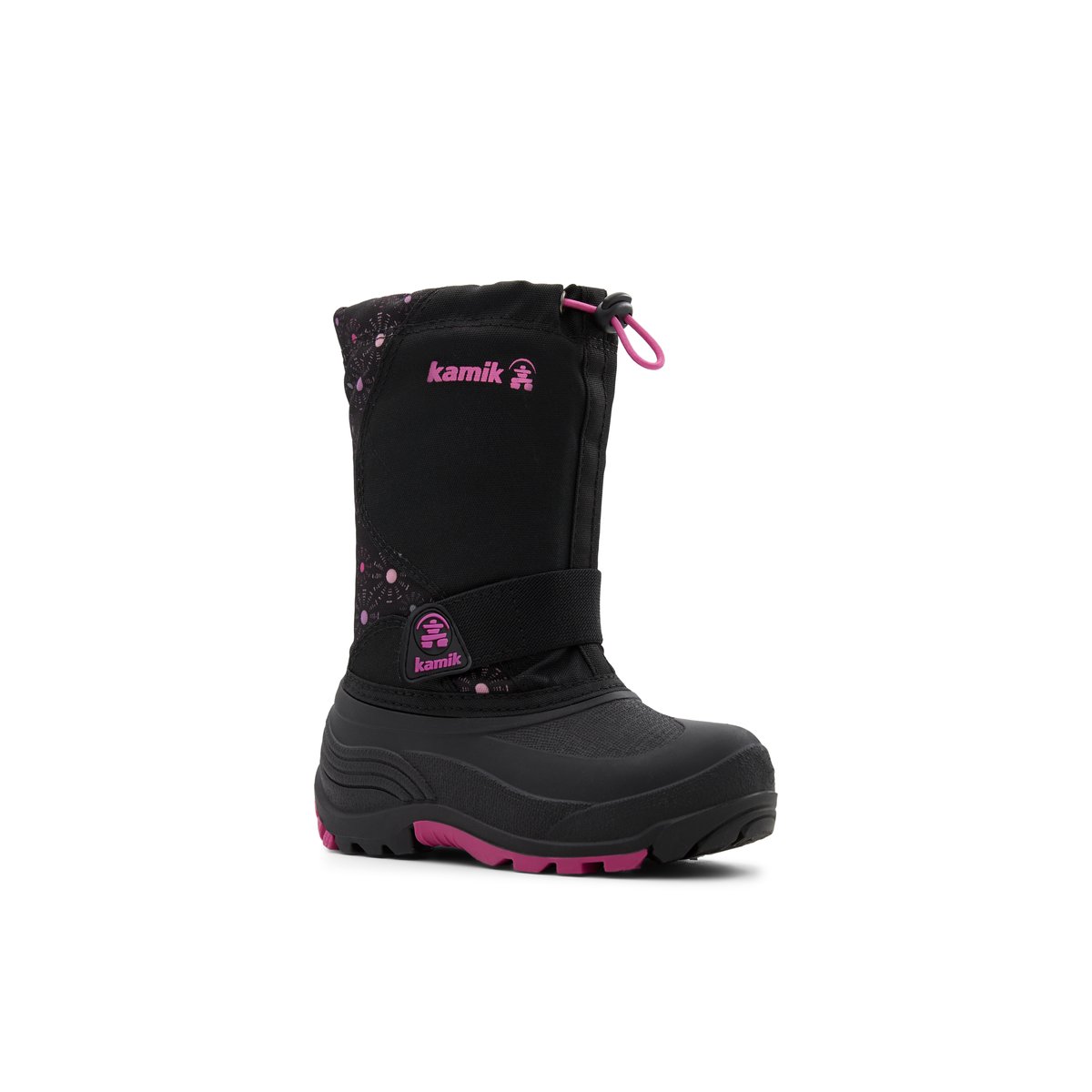 KAMIK-Snowowl4-jg-Bottes d'hiver - Semelle tracteur - Noir