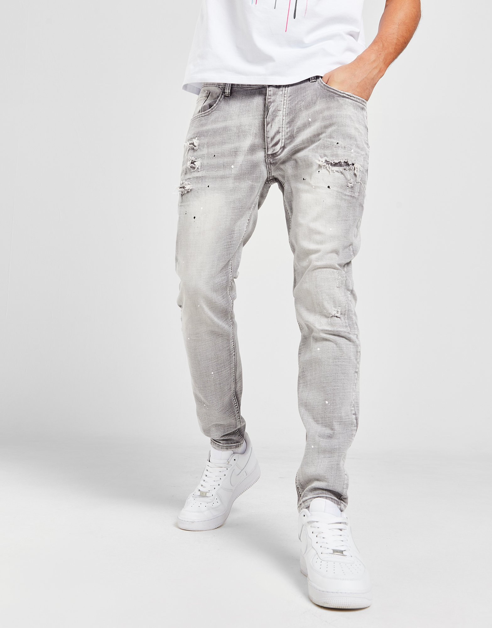 Alessandro Zavetti Jean Argento Denim Homme