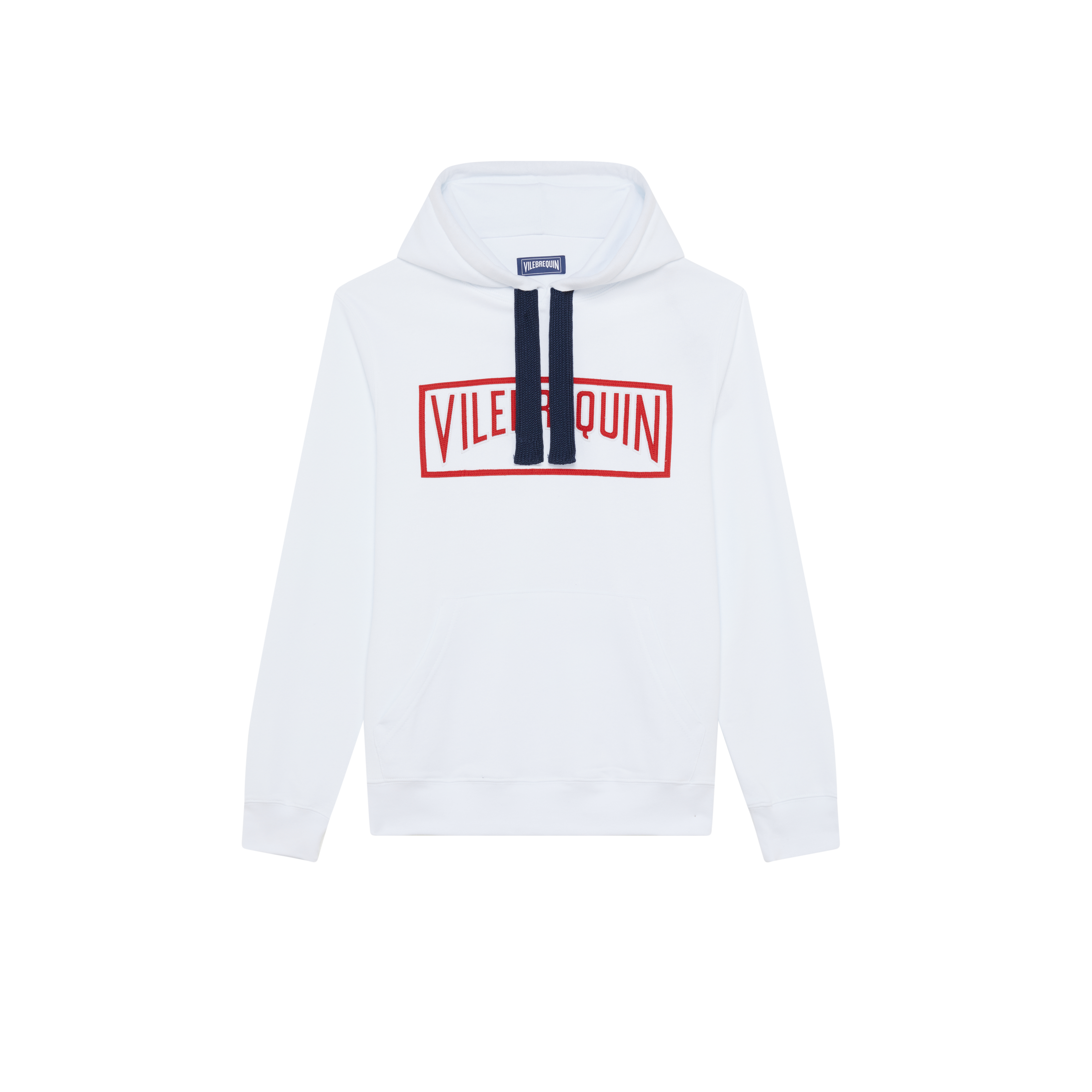 Sweat à capuche en coton homme uni