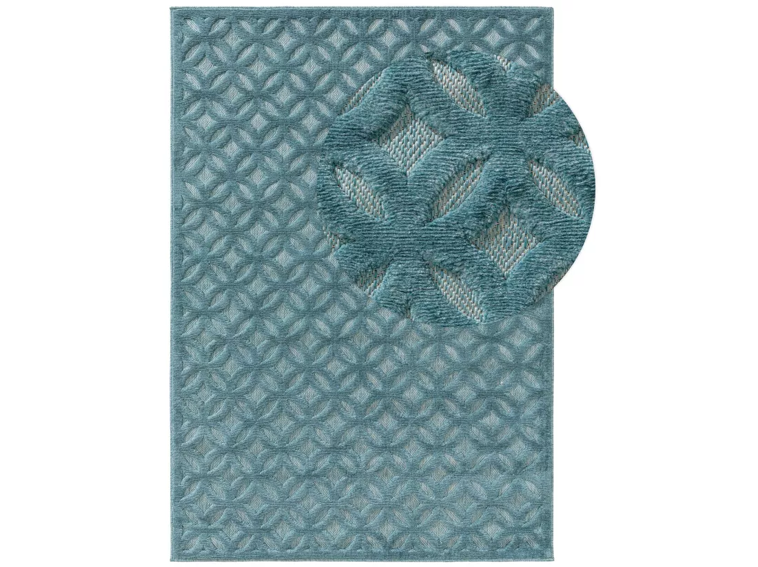 Tapis d'extérieur & intérieur Bonte Turquoise 80x150 cm